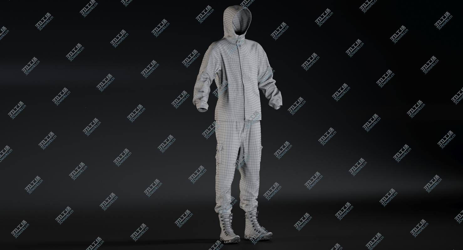 images/goods_img/20210319/3D model Military Green Uniform With Boots (2 cloth sides)/4.jpg
